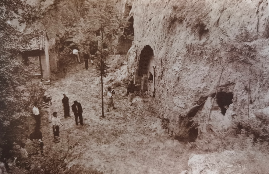  南邑村习仲勋住过的院落。（画传 拍摄）